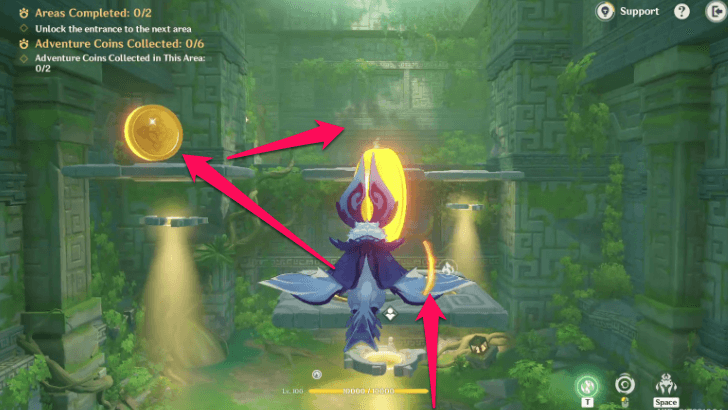 Genshin - Gazing Into Shadowed Chambers Step 2