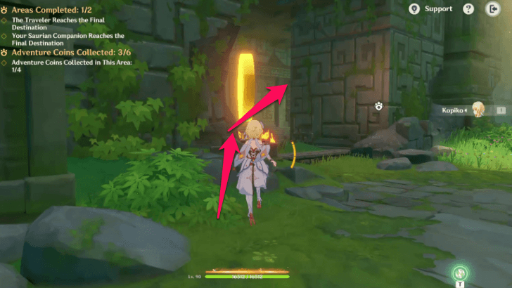 Genshin - Gazing Into Shadowed Chambers Step 7