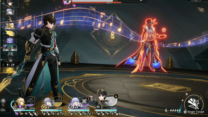 Star Rail - Memory of Chaos Stage 11 - Use AoE Attacks Against Aventurine