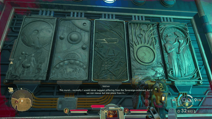 Mural Fragment - The Dream of the Stars 3 Location