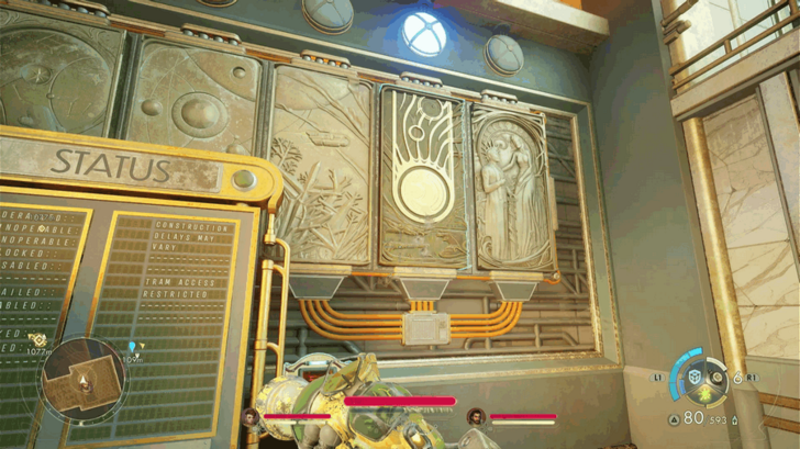 Mural Fragment - The Dream of the Stars 4 Location