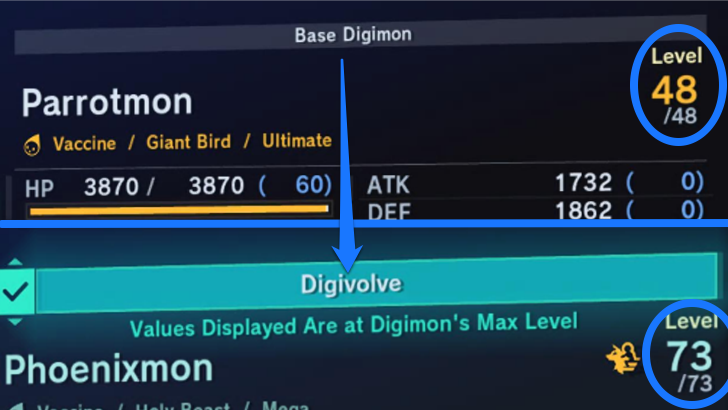 Talent Cap Increases After Digivolving