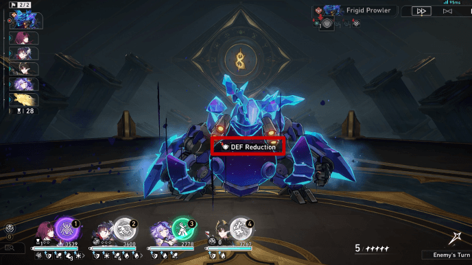 Honkai Star Rail - MoC Version 3.6 Stage 2 - Defeat the Summoned Everwinter Shadewalkers