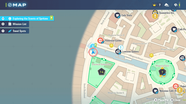 Exploring the Scents of Spritzee Map Location