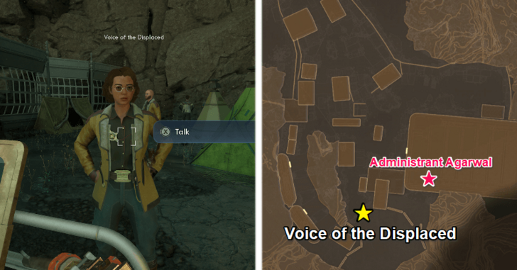 Voice of the Displaced Quest Start Location