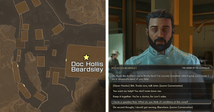 Doc Hollis Beardsley Map Location