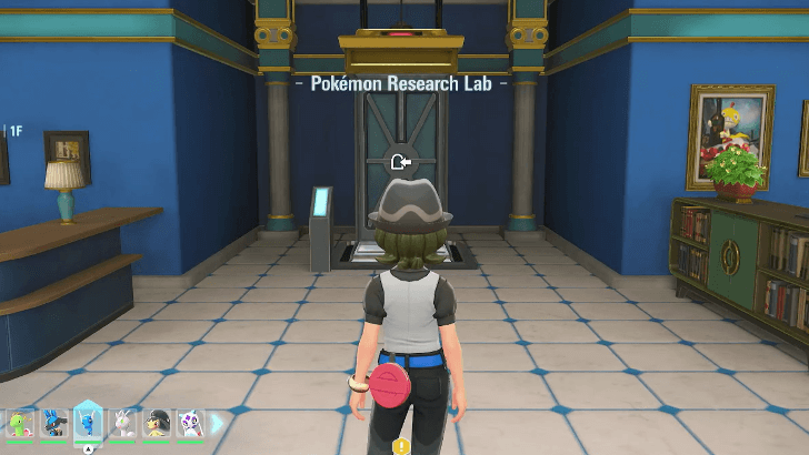 Enter Pokemon Research Lab