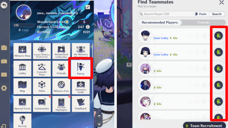 Genshin - Invite to A Party