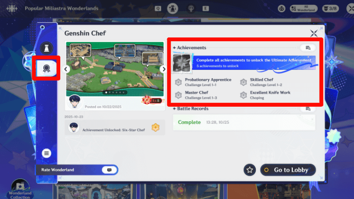 Genshin - Check Achievements and Ranks