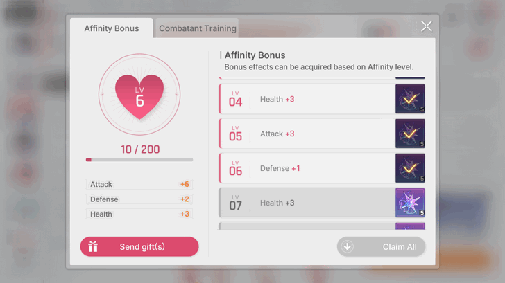 Chaos Zero Nightmare Increase Stats Through Affinity