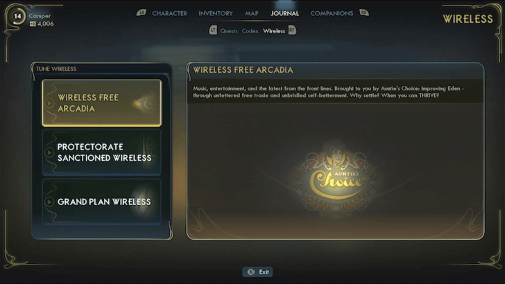 Outer Worlds 2 Radio