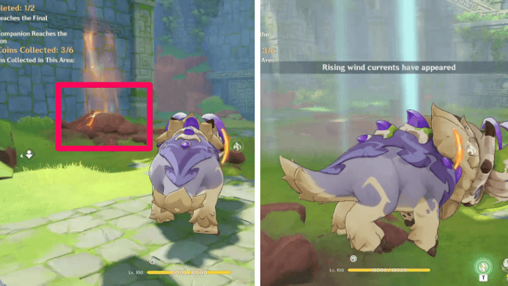 Genshin - Charging Through Immovable Rocks Step 5