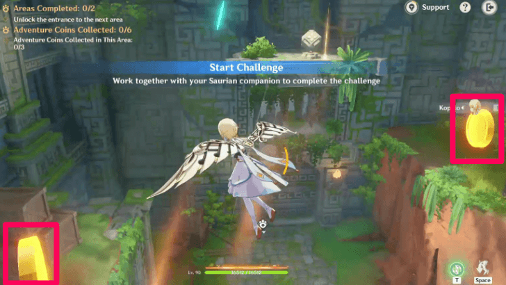 Genshin - Charging Through Immovable Rocks Step 1