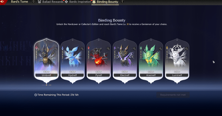 Collect Through the Bard