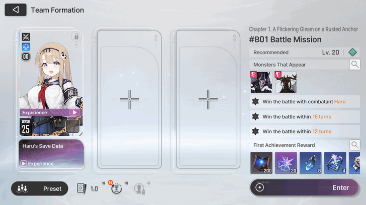 Chaos Zero Nightmare Trauma Code Battle Missions