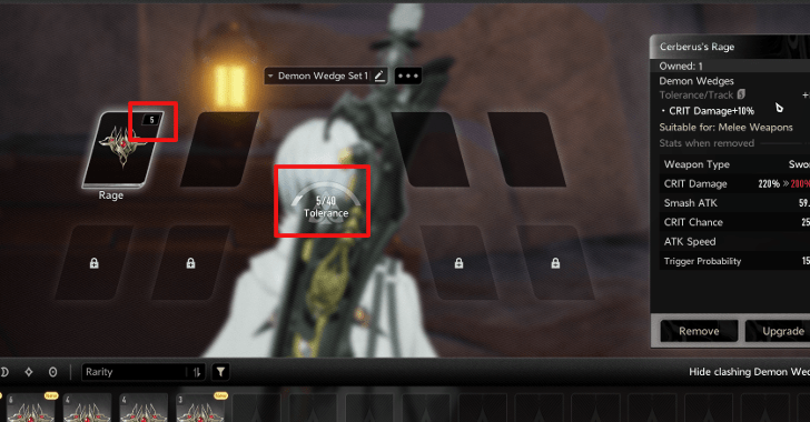 Demon Wedges Have Tolerance