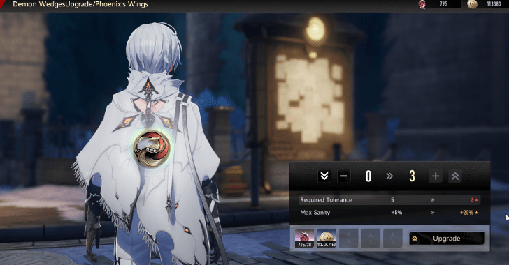 Use Carmine Globule to Upgrade