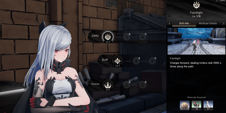 Duet Night Abyss - Upgrade Skills