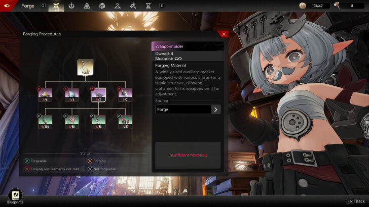 Item Forge Procedures