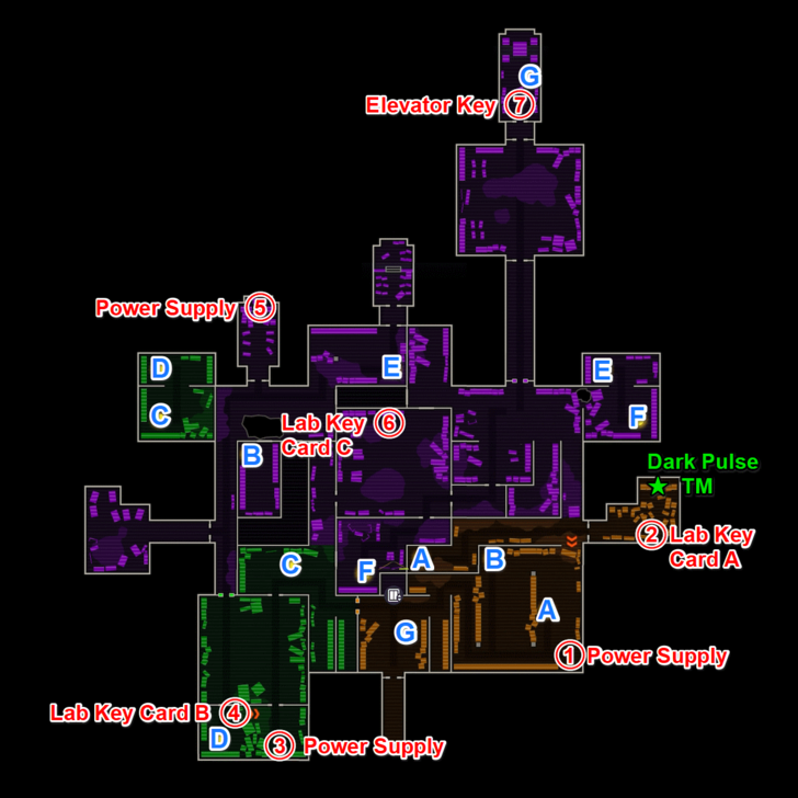 Lysandre Lab Map Guide