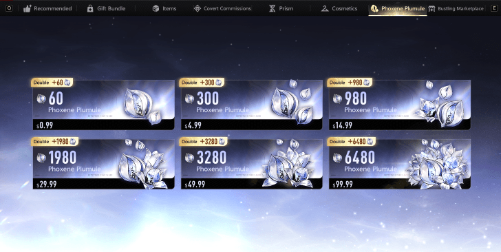 Duet Night Abyss - Buy Phoxene Plumule