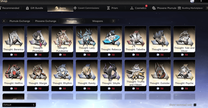 Purchase from the Thought Shop