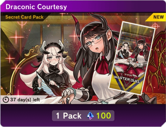 Master Duel - Draconic Courtesy Secret Pack - Featured in Shop