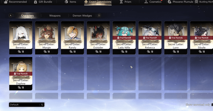 Purchase Secret Letters