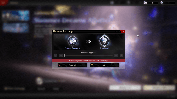 Duet Night Abyss - Phoxene Plumules Exchange