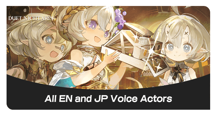 Duet Night Abyss List of English and Japanese Voice Actors