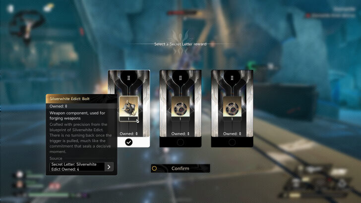 Secret Letter Rewards