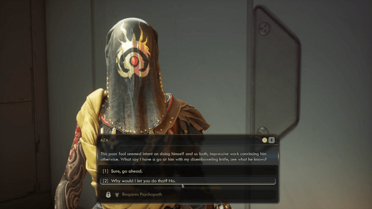 Aza Asks to Torture Victor