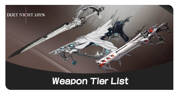 Weapon Tier List