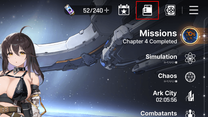 Choose the Arkhianon Supply icon on the upper right