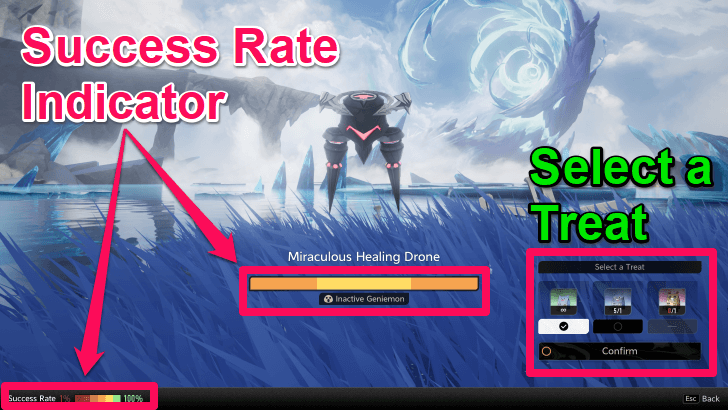 Geniemon Feeding Interface