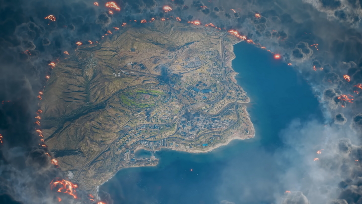 Battlefield REDSEC Cinematic Map Overhead Shot