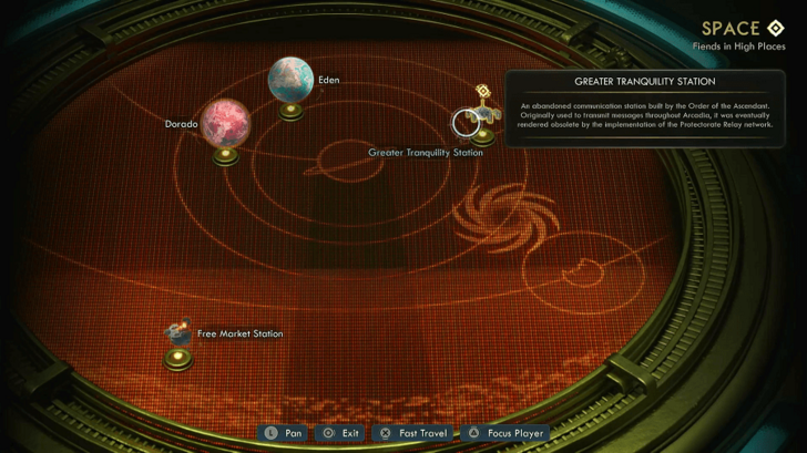 Greater Tranquility Station Travel