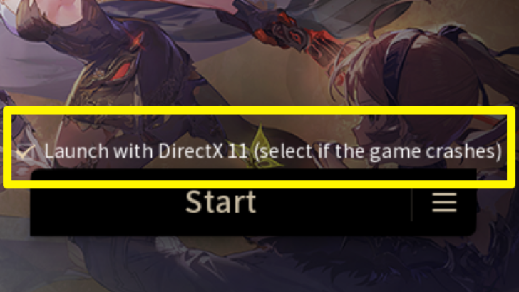 Duet Night Abyss DirectX 11 launcher