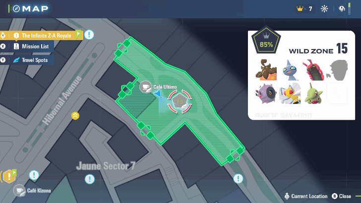 Shuppet Wild Zone 15 Map Location