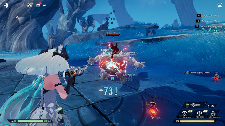 Sandrealm Meditation Damage Numbers