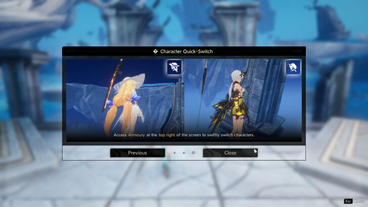 Sandrealm Meditation Switch Characters