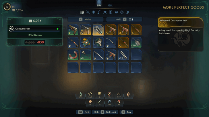 Advanced Decryption Key Location