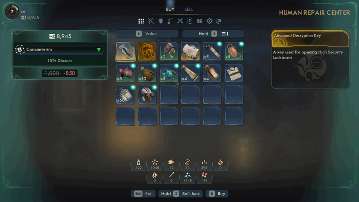 Advanced Decryption Key Location