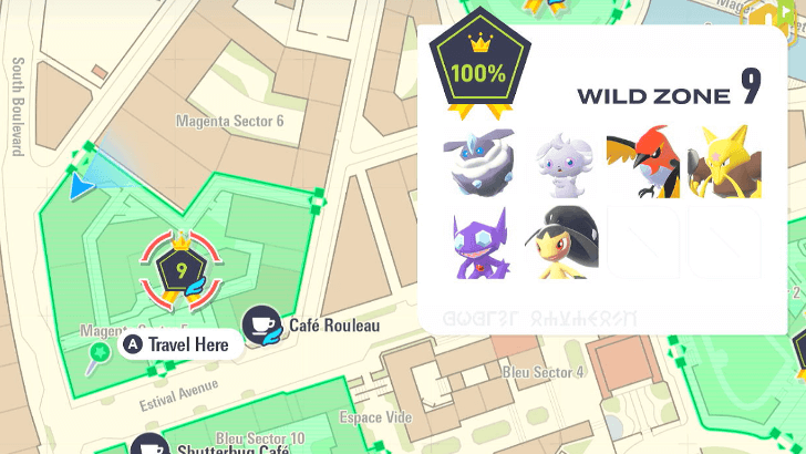 Pokemon Legends Z-A Shiny Mawile Map Location 1 Wild Zone 9 Fast Travel