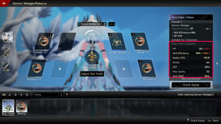 Demon Wedge Attributes