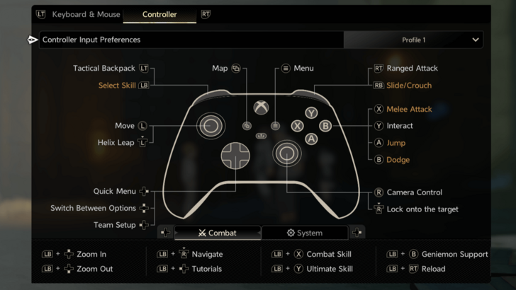Duet Night Abyss Xbox Controller