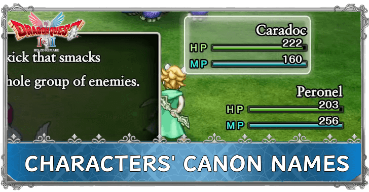 Dragon Quest 2 - What are the Characters