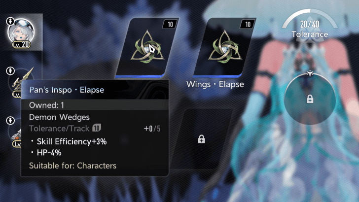 Demon Wedge Providing Stats