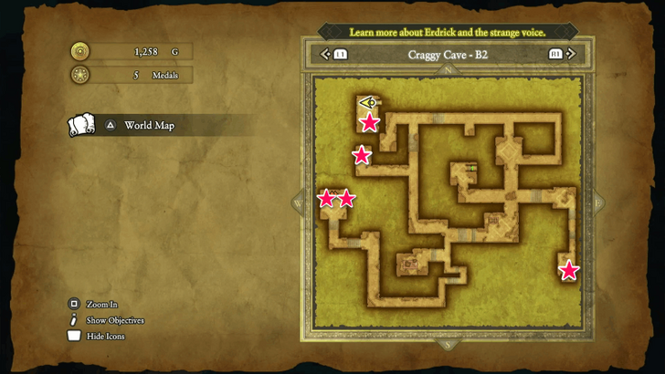 Craggy Cave Treasure Map B2