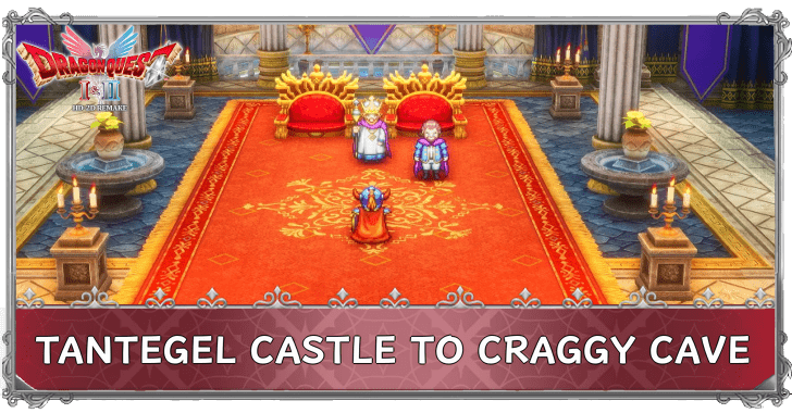Dragon Quest 1 - Tantegel Castle to Craggy Cave